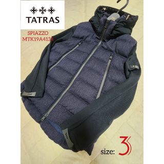 TATRAS - 【良品】　タトラス　SPIAZZO　異素材　切り替え　ダウンジャケット