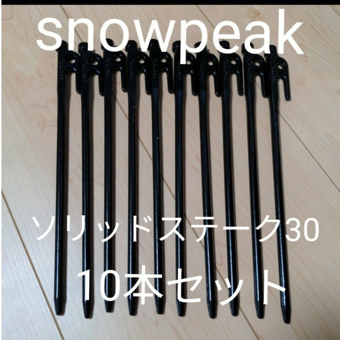 Snow Peak(スノーピーク)のスノーピーク ソリッドステーク30 R-103 スポーツ/アウトドアのアウトドア(テント/タープ)の商品写真