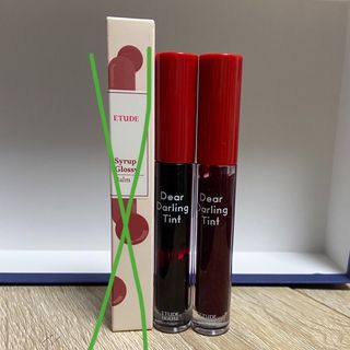 ETUDE HOUSE - 【未使用】エチュードハウス ディアダーリン シロップグロッシーバーム 3本セット