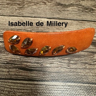 Isabelle de Millery イザベルドゥミルリ オレンジ　バレッタ(バレッタ/ヘアクリップ)