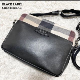 BLACK LABEL CRESTBRIDGE - ブラックレーベル クレストブリッジ　ショルダーバッグ カメラバッグ　チェック