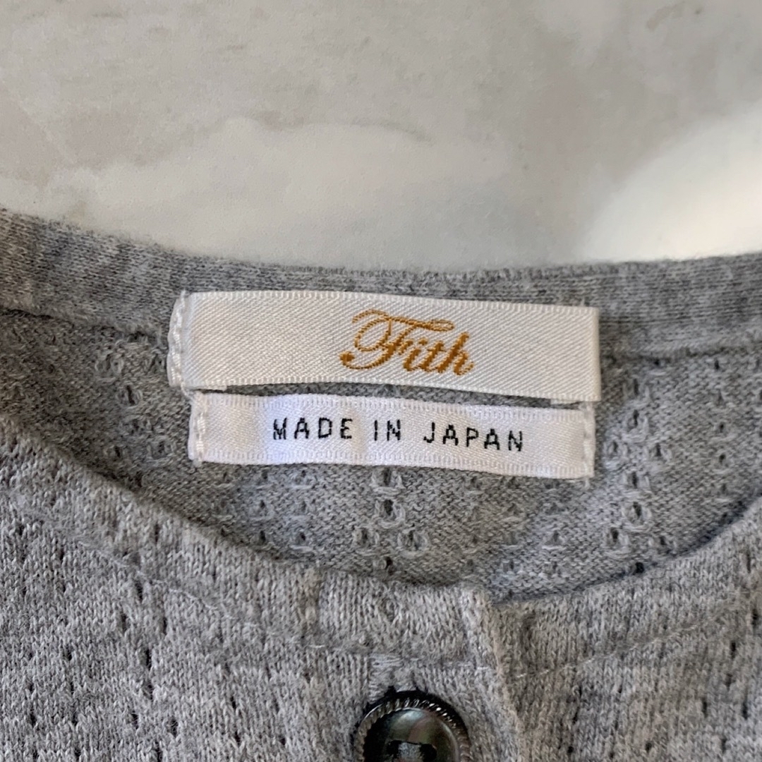 FITH(フィス)のFITH フィス 女の子 カーディガン 90cm 日本製 キッズ/ベビー/マタニティのキッズ服女の子用(90cm~)(カーディガン)の商品写真