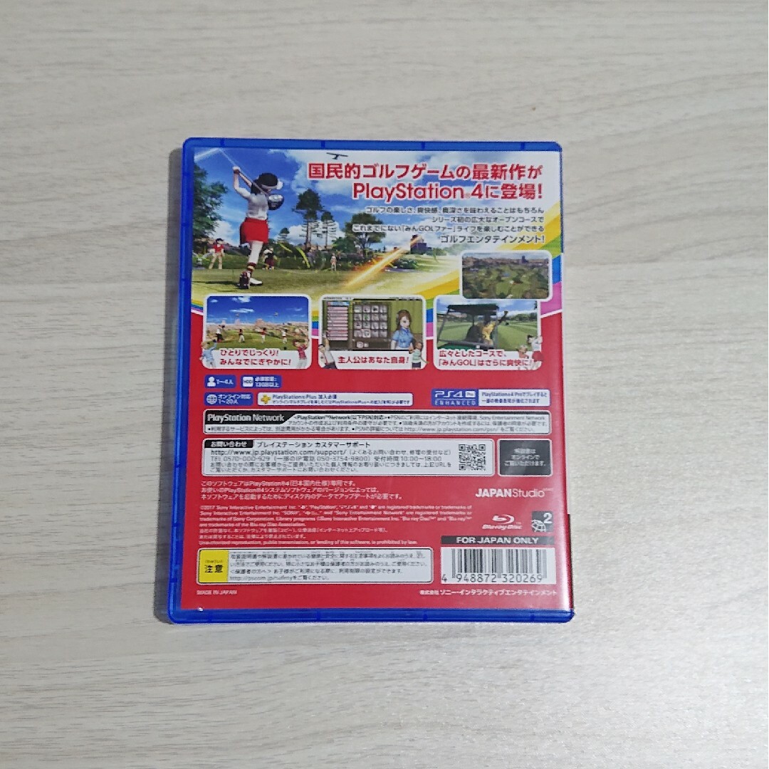 PlayStation4(プレイステーション4)のNew みんなのGOLF PS4 ソフト みんゴル みんなのゴルフ エンタメ/ホビーのゲームソフト/ゲーム機本体(家庭用ゲームソフト)の商品写真