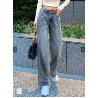 グレイル(GRL)の【売り尽くし！】GRL ローライズストレートデニムパンツ[cu444](デニム/ジーンズ)