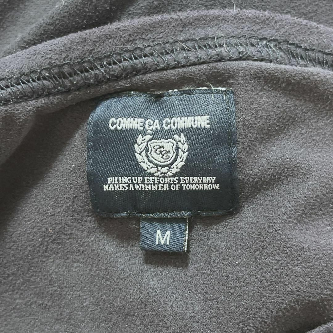 COMME CA COMMUNE(コムサコミューン)のコムサコミューン　Tシャツ【M】滑らか手触り　ゆったり　シンプル　無地 レディースのトップス(Tシャツ(半袖/袖なし))の商品写真