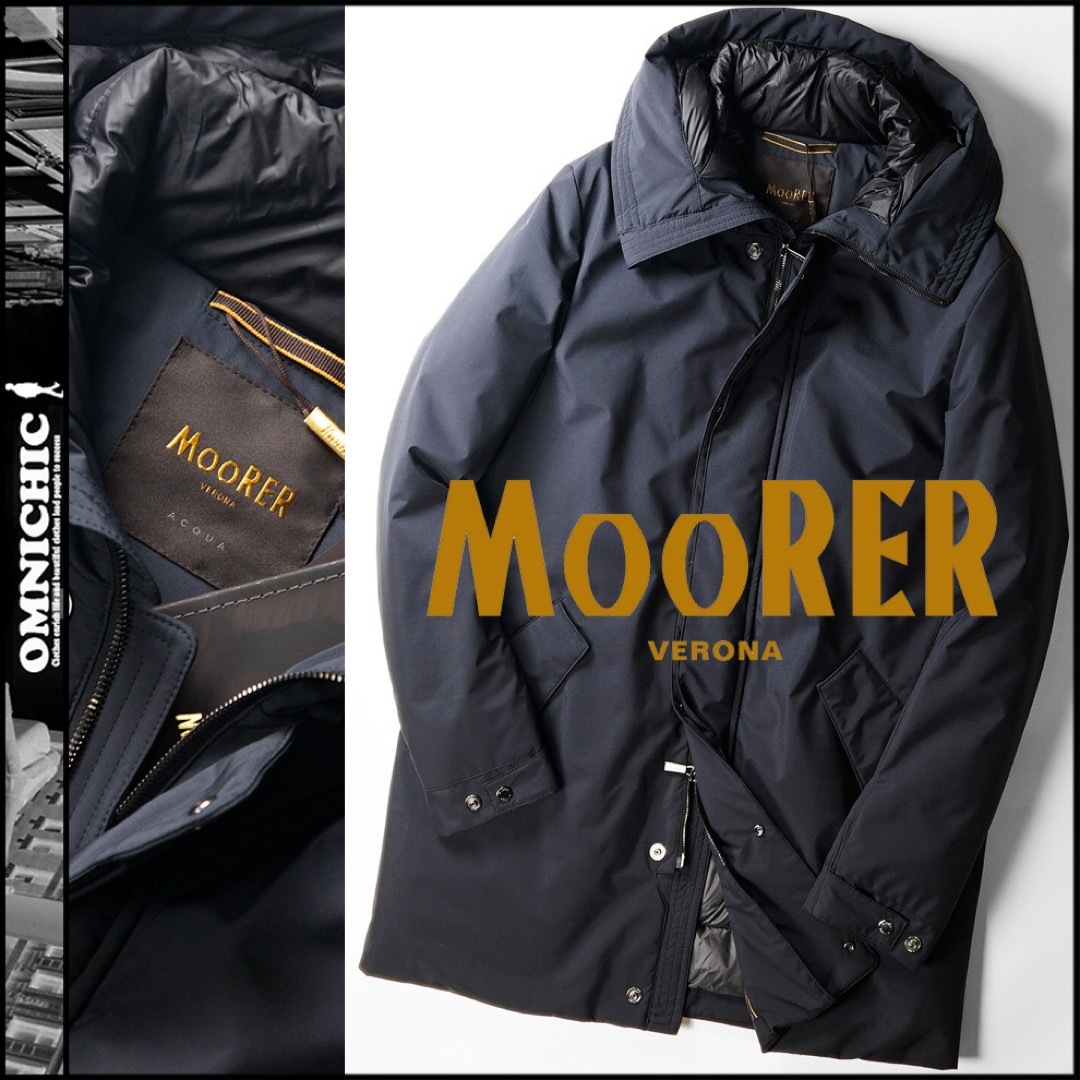 MooRER(ムーレー)の30万MOORERムーレー撥水フーデッドダウンコートジャケットALIBRANDO メンズのジャケット/アウター(ダウンジャケット)の商品写真