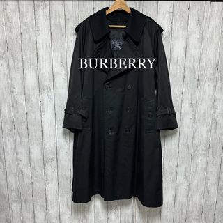 バーバリー(BURBERRY)の美品！BURBERRY 高級トレンチコート！ブラック！(トレンチコート)