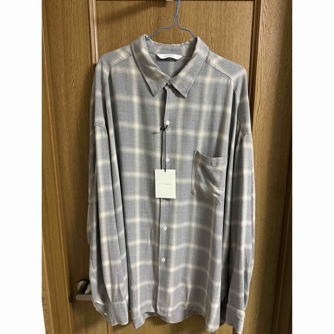 VICTIM RAYON CHECK SHIRTS レーヨンチェックシャツ