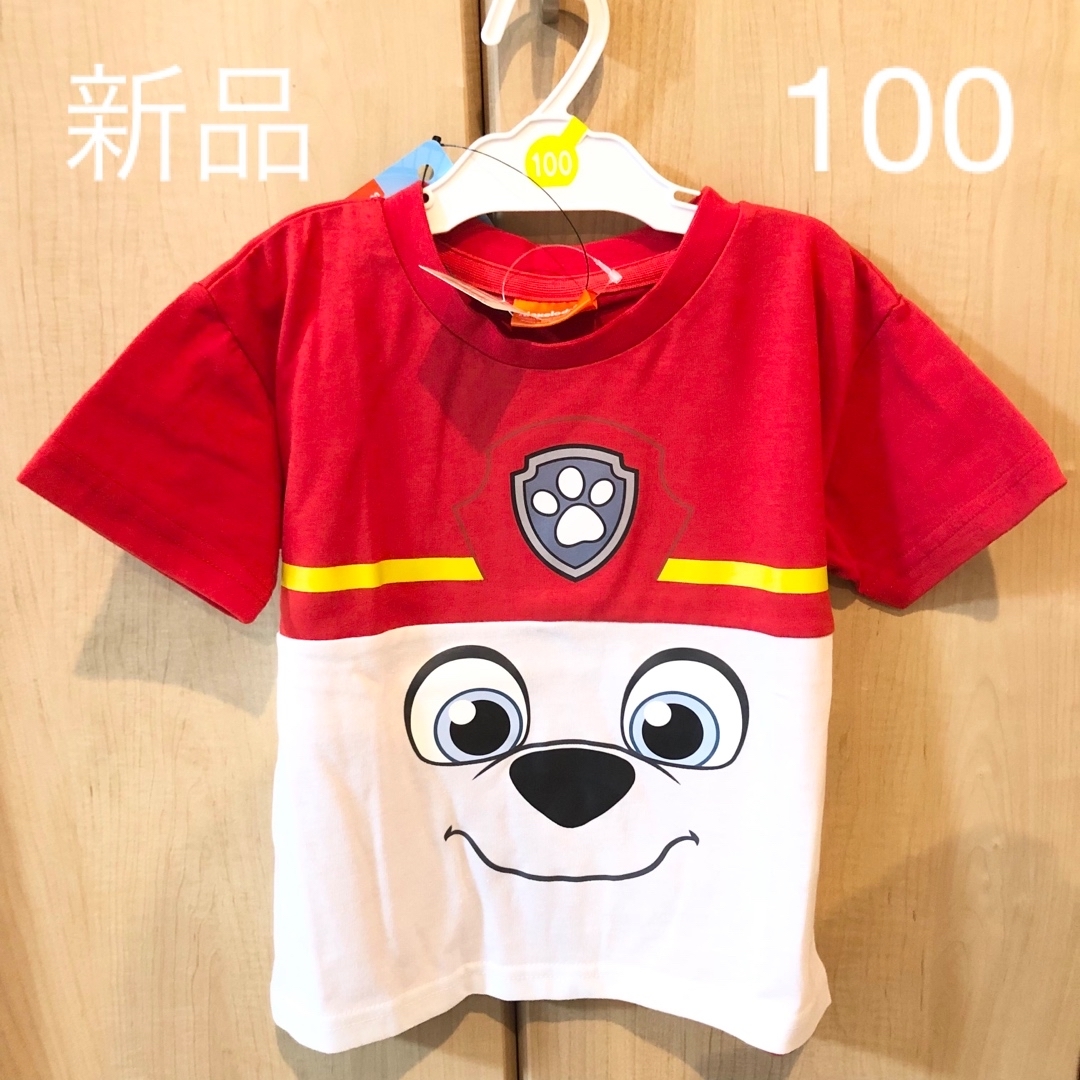 パウ・パトロール(パウパトロール)のパウ・パトロール　天竺半袖Ｔシャツ マーシャル　100cm パウパト キッズ/ベビー/マタニティのキッズ服男の子用(90cm~)(Tシャツ/カットソー)の商品写真