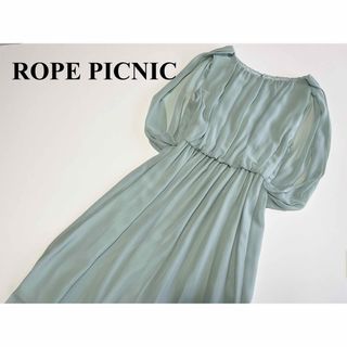 ロペピクニック(Rope' Picnic)のROPE PICNIC ワンピース ドレス シフォンドレス フォーマル 結婚式(ミディアムドレス)