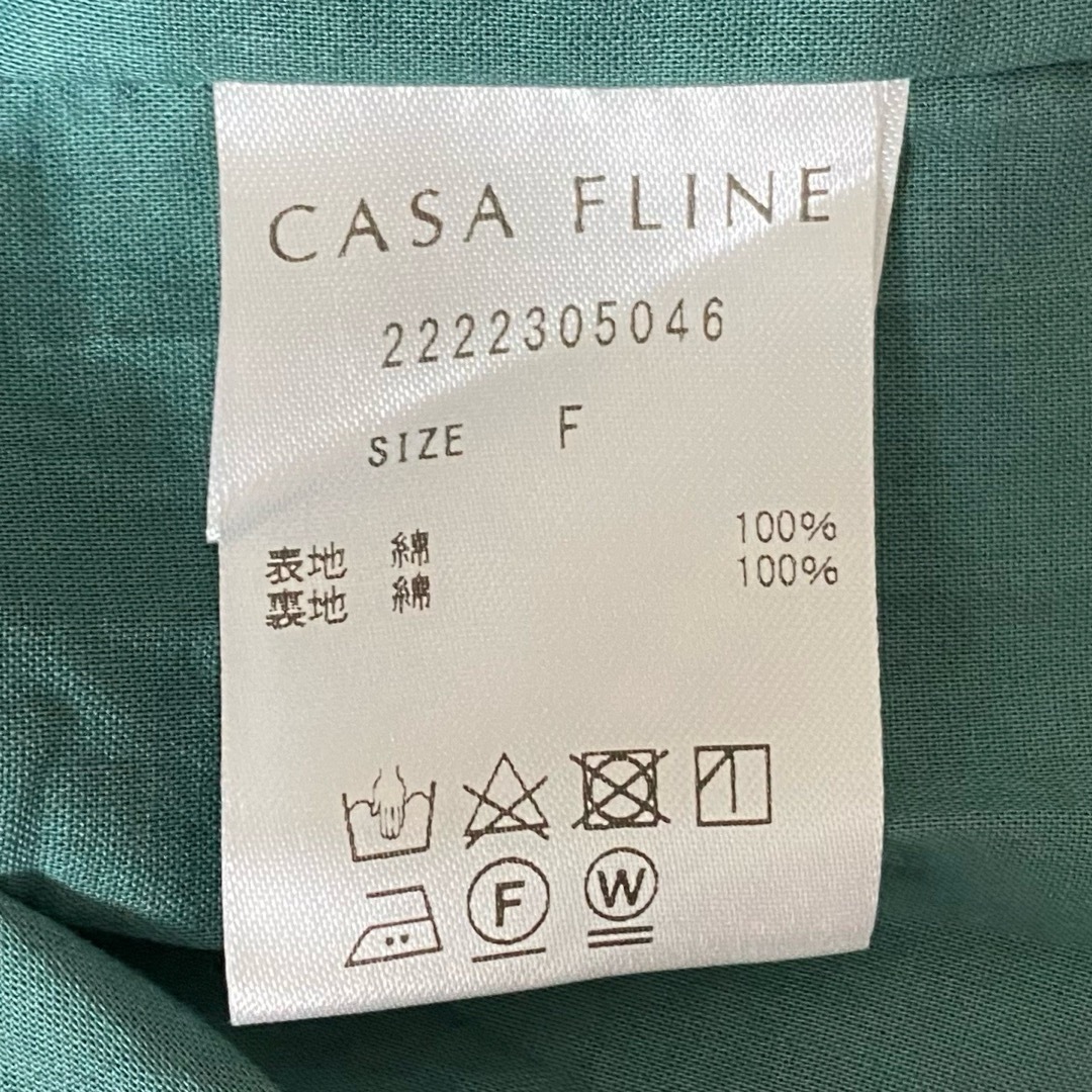 CASA FLINE(カーサフライン)の【casa fline】  ボリュームスリーブIラインドレス レディースのワンピース(ロングワンピース/マキシワンピース)の商品写真