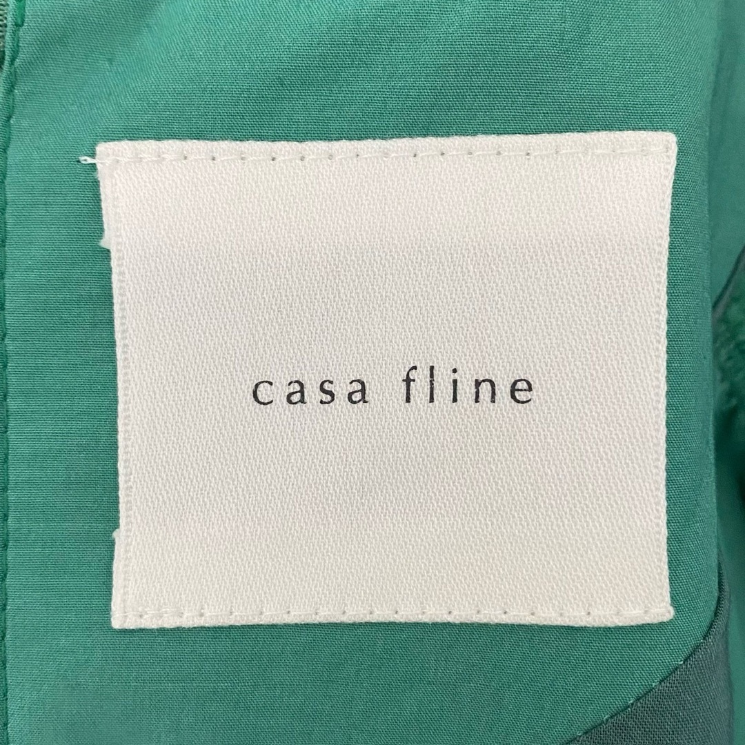 CASA FLINE(カーサフライン)の【casa fline】  ボリュームスリーブIラインドレス レディースのワンピース(ロングワンピース/マキシワンピース)の商品写真