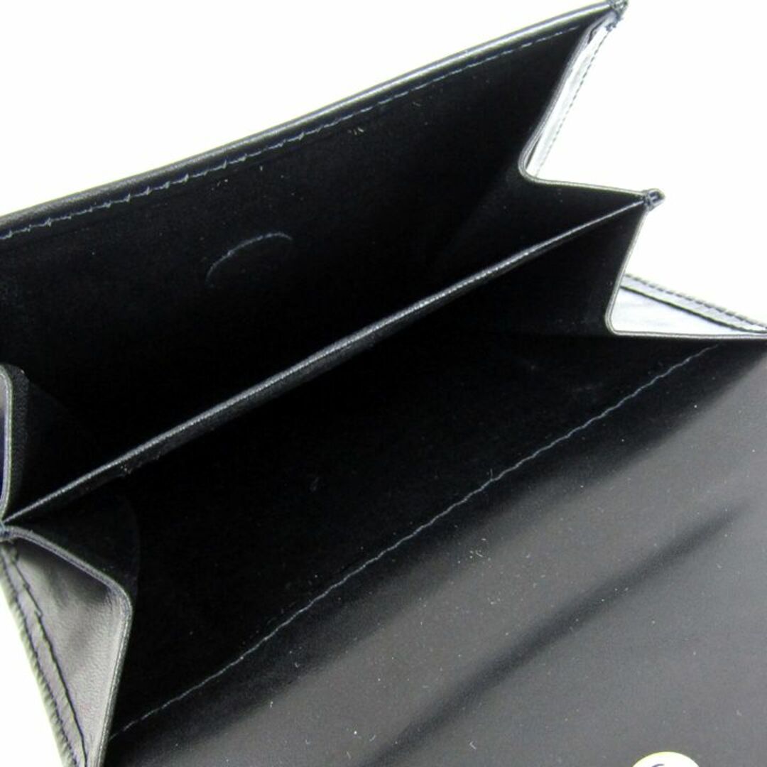 サックス 二つ折り財布 レザー 小銭入れあり ウォレット 黒 メンズ ブラック SACS メンズのファッション小物(折り財布)の商品写真