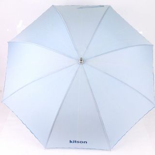 キットソン(KITSON)のキットソン 折りたたみ傘 未使用 晴雨兼用パラソル 収納時約65cm ブランド アイウェア レディース ブルー kitson(傘)