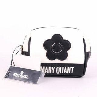 マリークワント(MARY QUANT)のマリークヮント ポーチ 未使用 デイジー ロゴ 化粧ポーチ ブランド 小物 レディース ホワイト MARY QUANT(ポーチ)