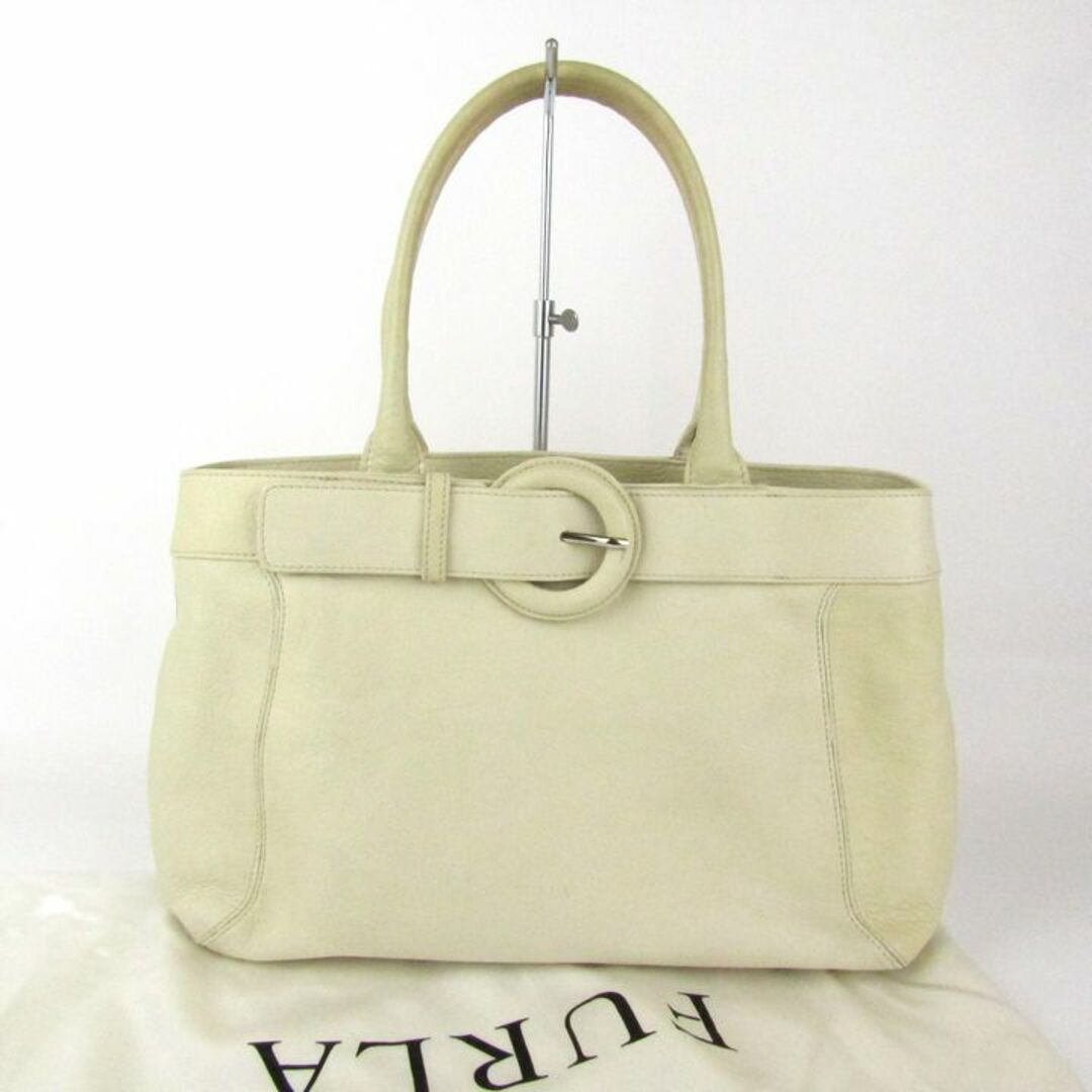 Furla(フルラ)のフルラ トートバッグ 本革 レザー イタリア製 ブランド 鞄 カバン レディース ベージュ Furla レディースのバッグ(トートバッグ)の商品写真