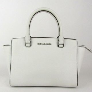 マイケルコース(Michael Kors)のマイケルコース トートバッグ ロゴプレート ハンドバッグ ブランド 鞄 カバン レディース ホワイト Michael Kors(トートバッグ)