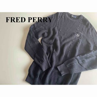 FRED PERRY フレッドペリー ニット 男女 ネイビー