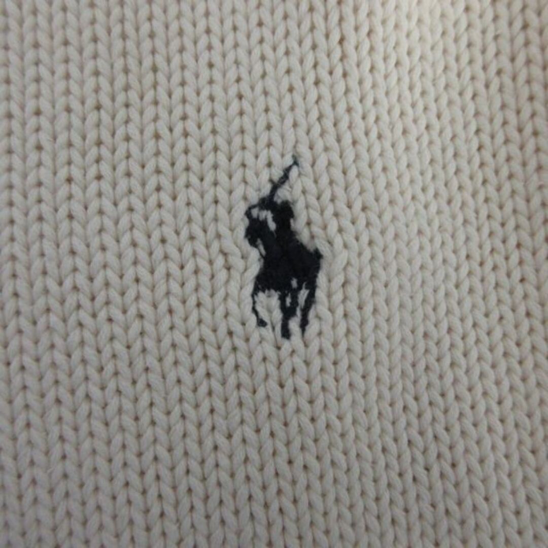 POLO RALPH LAUREN(ポロラルフローレン)のポロ バイ ラルフローレン セー ター ニット 長袖 アイボリー L IBO50 レディースのトップス(ニット/セーター)の商品写真