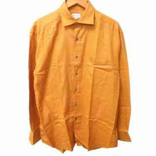 ポールスミス(Paul Smith)のポールスミス 美品 チェックシャツ カジュアル マスタード色 L IBO50(シャツ)