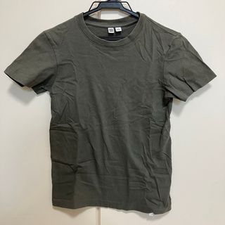 ユニクロ(UNIQLO)のUNIQLO  U  カーキ　Tシャツ S(Tシャツ(半袖/袖なし))