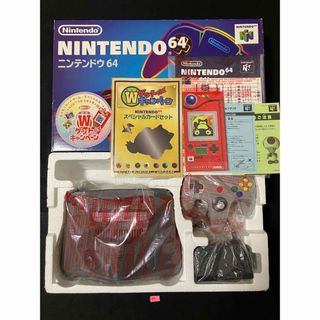 ニンテンドウ64(NINTENDO 64)のNintendo64 新品未使用に近い　Wゲットポケモンカード　デッドストック(家庭用ゲーム機本体)