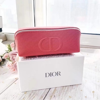 クリスチャンディオール(Christian Dior)の新品 ディオール ノベルティ スクエア ピンク ポーチ 正規品(ポーチ)