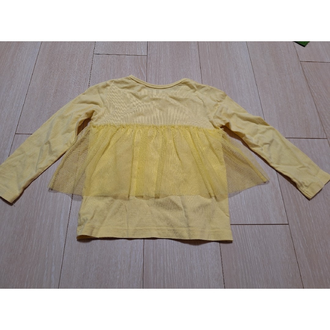 長袖Tシャツ　110cm　女の子　3枚セット キッズ/ベビー/マタニティのキッズ服女の子用(90cm~)(Tシャツ/カットソー)の商品写真