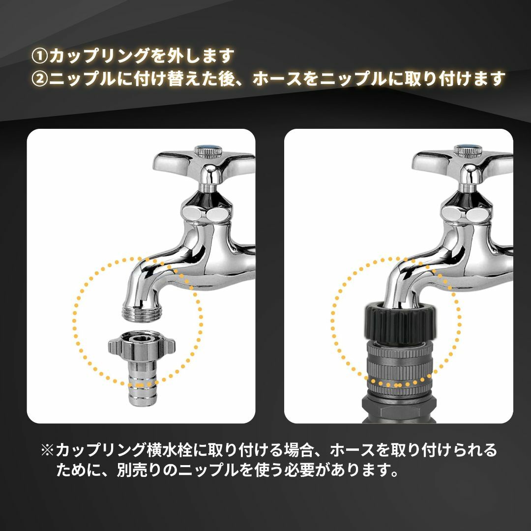 TheFitLife ホース ホースリール 7.5m 散水 洗車 庭用 水道 水 その他のその他(その他)の商品写真