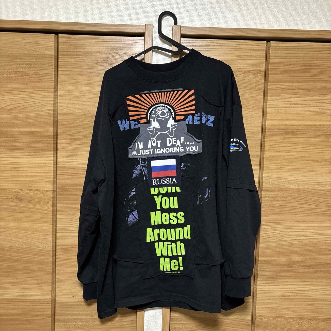 VETEMENTS(ヴェトモン)のVetements パッチワーク　スウェット メンズのトップス(スウェット)の商品写真