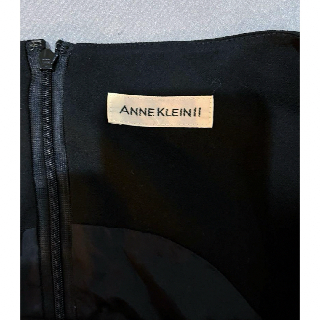 ANNE KLEIN(アンクライン)の【期間限定】アンクラインⅡ ノースリワンピース　黒 レディースのワンピース(ひざ丈ワンピース)の商品写真