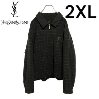 イヴサンローラン(Yves Saint Laurent)の【最安値】イブサンローラン⭐︎YSL⭐︎スイングトップ⭐︎ブラック(ブルゾン)