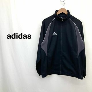 adidas - アディダス ジャージ　ジャケット　長袖　スポーツウェア　ブラック ユニセックス