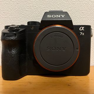 ソニー(SONY)のSONY α7Ⅱ 箱付本体+充電器+純正カバー(ミラーレス一眼)