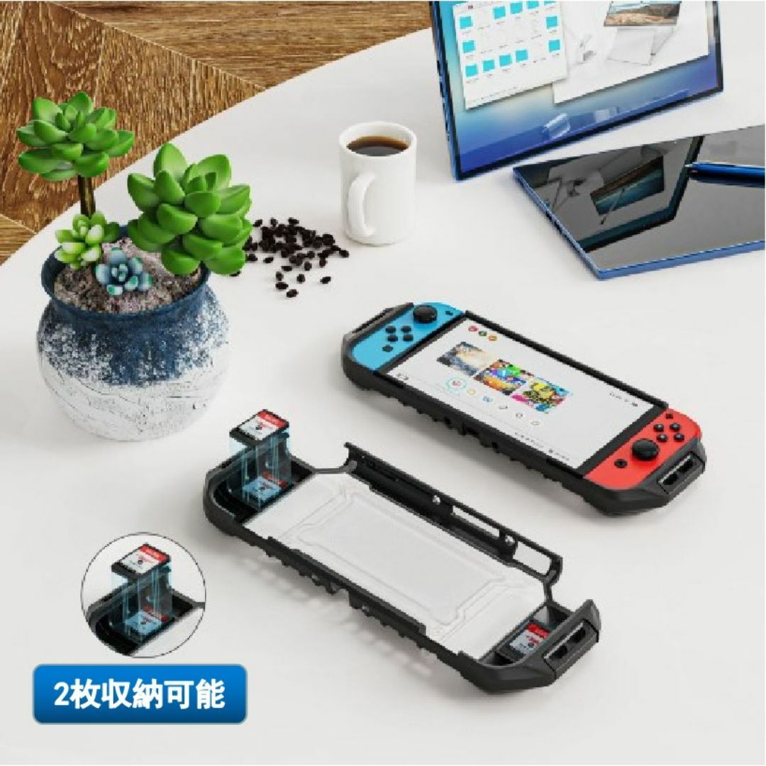 【新品】switch　PC+TPU一体化NS衝撃吸収全面保護カバー エンタメ/ホビーのゲームソフト/ゲーム機本体(その他)の商品写真