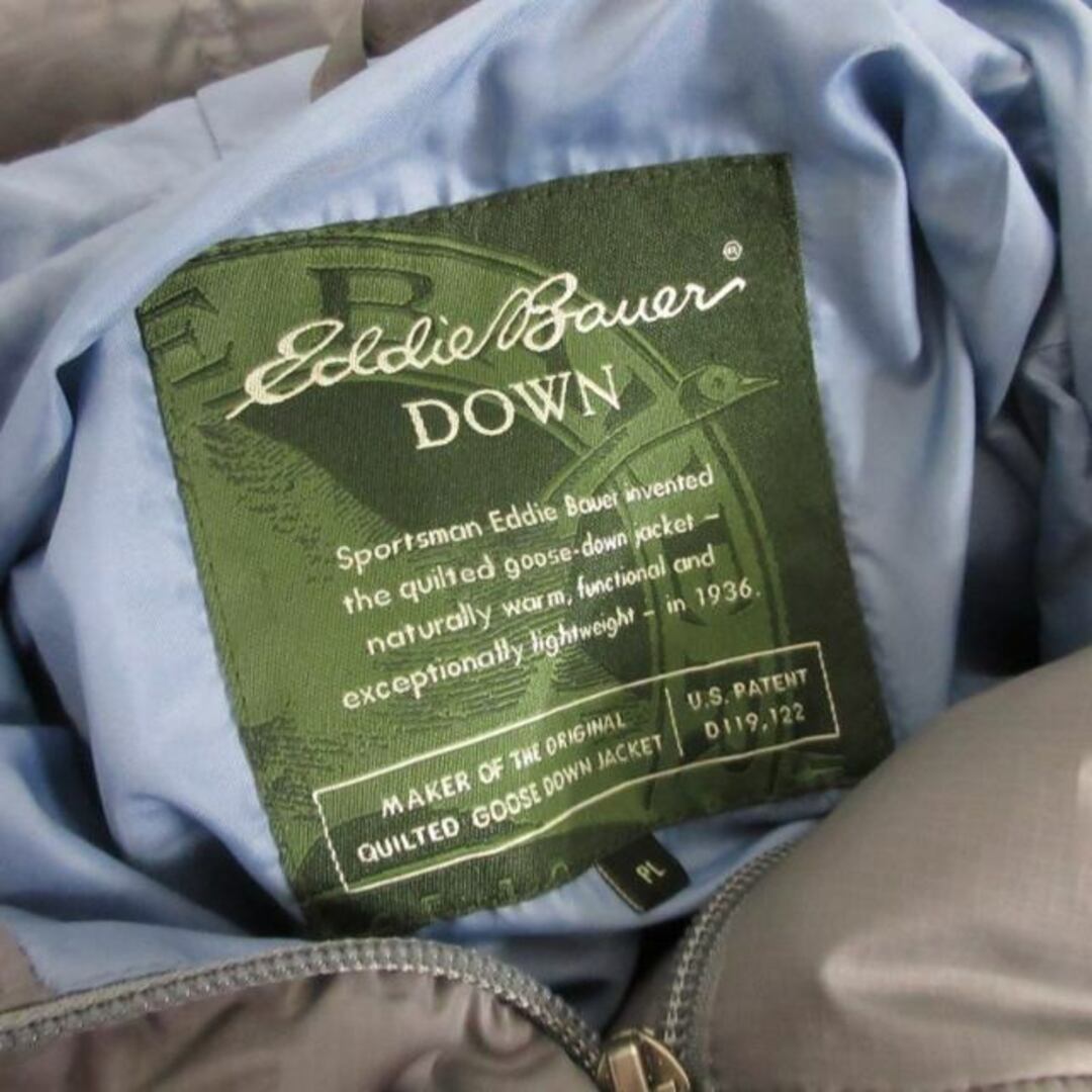 Eddie Bauer(エディーバウアー)のエディーバウアー 美品 ダウンジャケット コート グレージュ S-M ■GY31 レディースのジャケット/アウター(ダウンジャケット)の商品写真