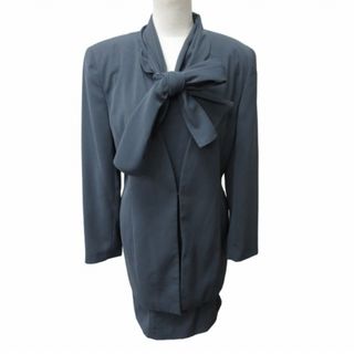 コムサデモード(COMME CA DU MODE)のコムサデモード ワンピース ジャケット セット フォーマル 青 L ■GY31(礼服/喪服)