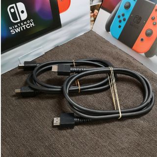 ニンテンドースイッチ(Nintendo Switch)のニンテンドースイッチ HDMIケーブル ×2本【1週間保証有り‼】(その他)