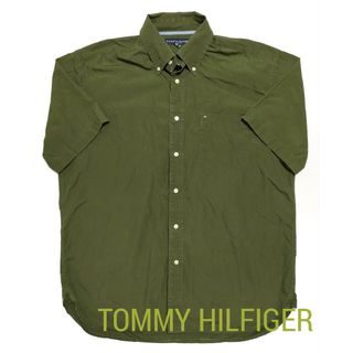 トミーヒルフィガー(TOMMY HILFIGER)の【良品】TOMMY HILFIGER(トミーヒルフィガー)メンズシャツ L(シャツ)