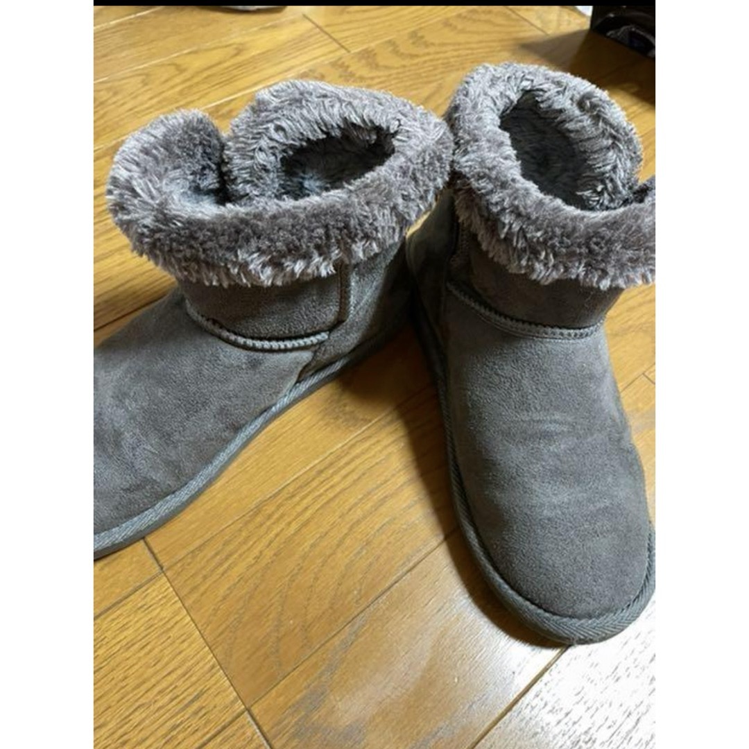 ムートンブーツ★グレー レディースの靴/シューズ(ブーツ)の商品写真