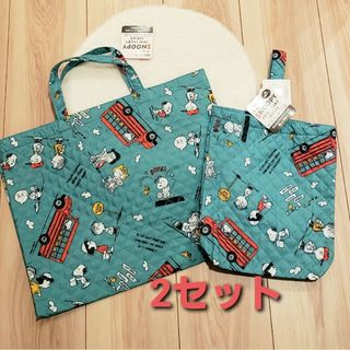 SNOOPY - 新品 未使用】スヌーピー レッスンバッグ  　シューズバック　2点セット