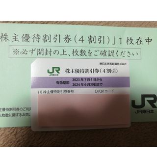 ジェイアール(JR)のJR東日本　株主優待割引券1枚(その他)