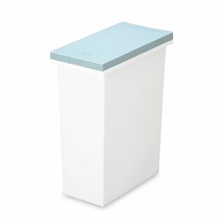 【色: ブルー】トンボ ゴミ箱 20L 日本製 フタ付き タッチタイプ 分別 ス(ごみ箱)