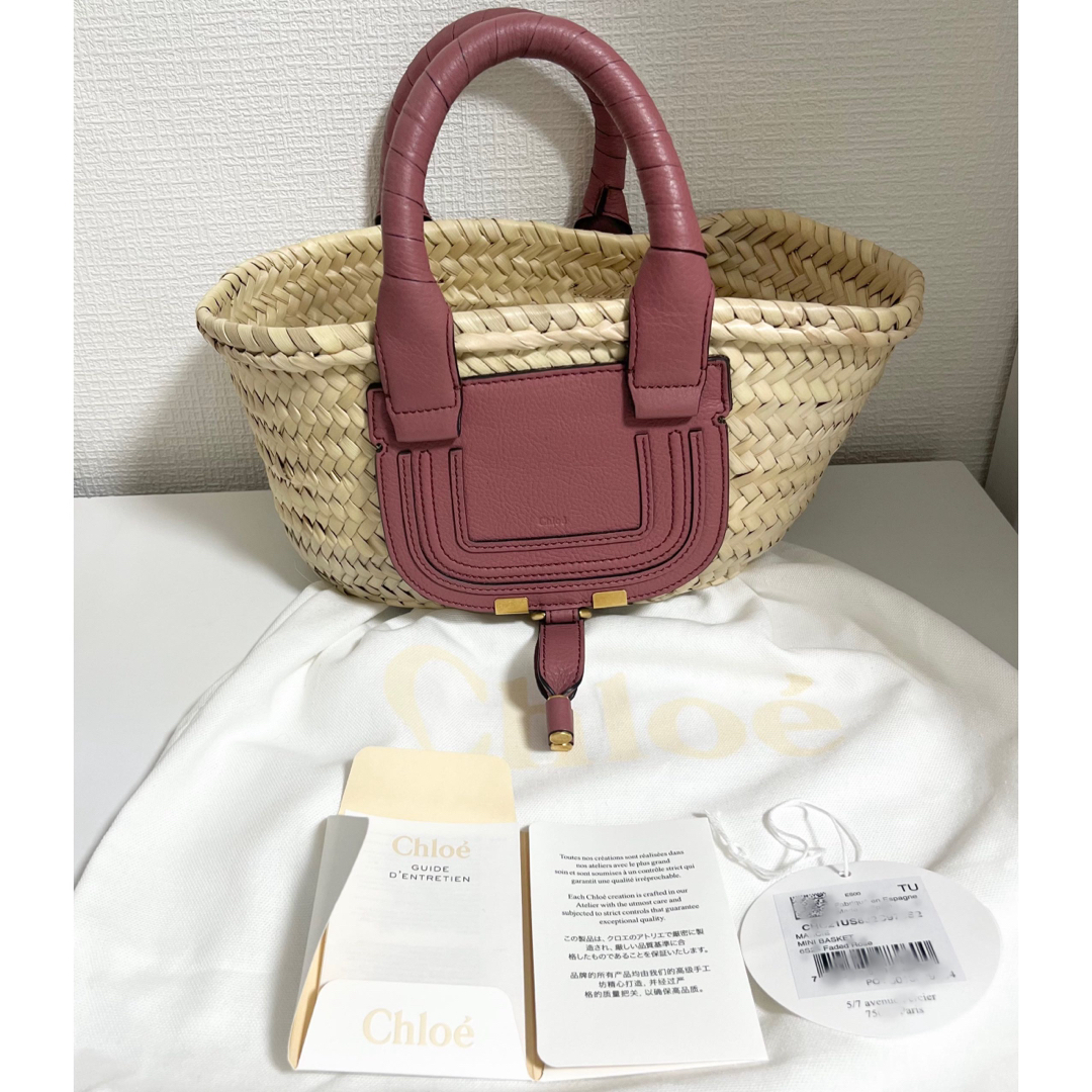 Chloe(クロエ)のクロエChloeかごバッグミニバスケット レディースのバッグ(かごバッグ/ストローバッグ)の商品写真