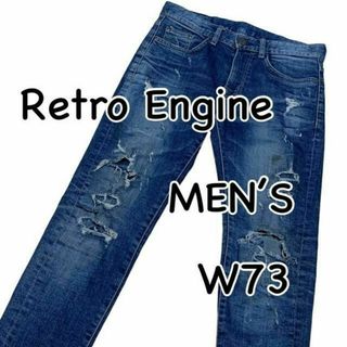 Retro Engine レトロエンジン TRADE MARK Sサイズ デニム(デニム/ジーンズ)