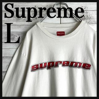 シュプリーム(Supreme)の8903【人気Lサイズ】シュプリーム☆ビッグロゴ長袖tシャツ　入手困難(Tシャツ/カットソー(七分/長袖))