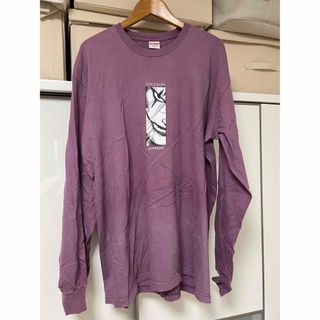 シュプリーム(Supreme)のXL Supreme x The Crow ls tee plum 2021fw(Tシャツ/カットソー(七分/長袖))