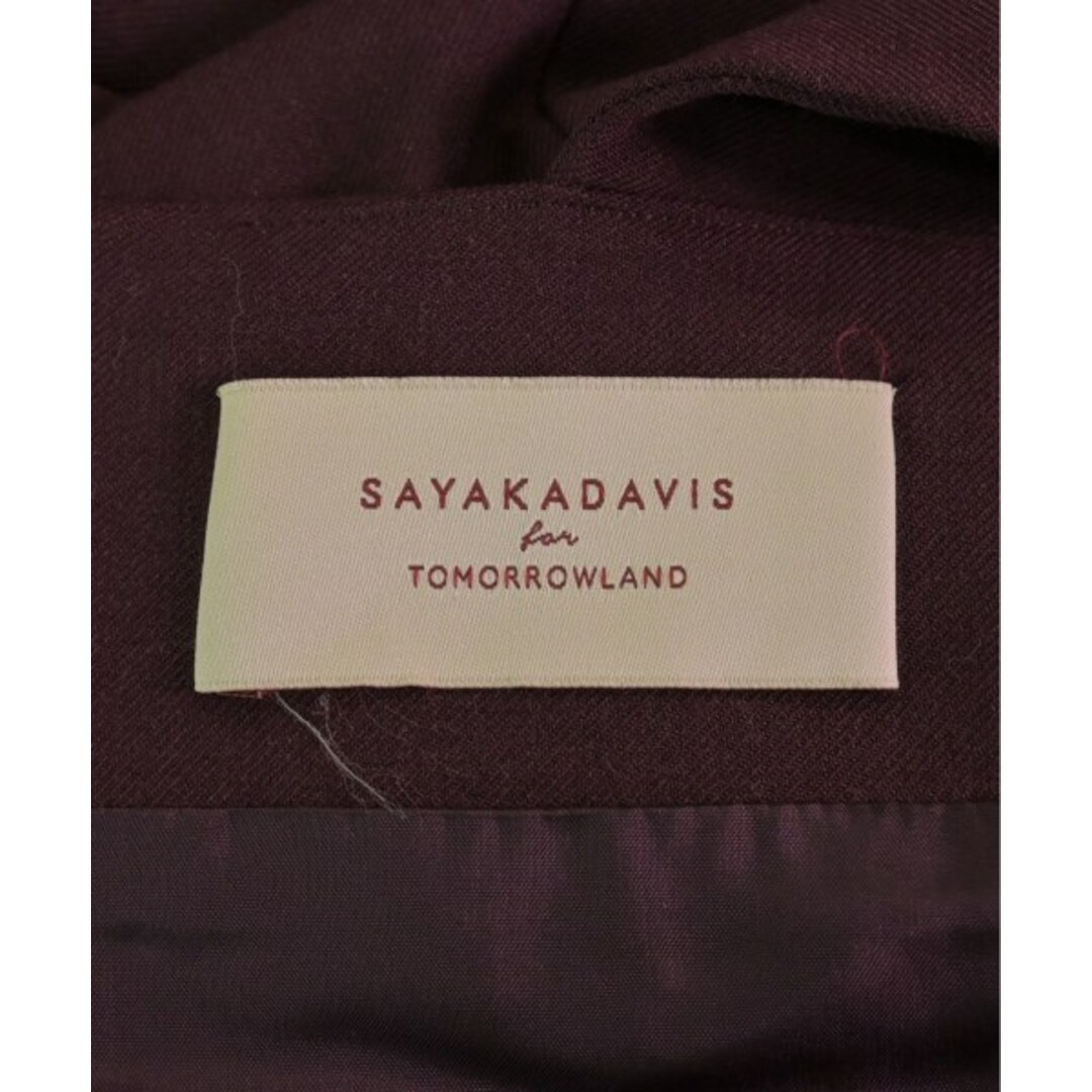 SAYAKA DAVIS(サヤカディヴィス)のSAYAKA DAVIS サヤカデイビス ワンピース F 赤紫系 【古着】【中古】 レディースのワンピース(ひざ丈ワンピース)の商品写真