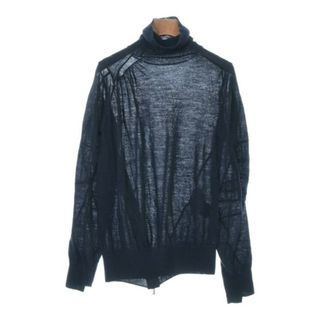 サカイ(sacai)のsacai サカイ ニット・セーター 2(M位) 紺 【古着】【中古】(ニット/セーター)