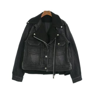 サカイ(sacai)のsacai サカイ ブルゾン（その他） 1(S位) 黒(デニム) 【古着】【中古】(その他)